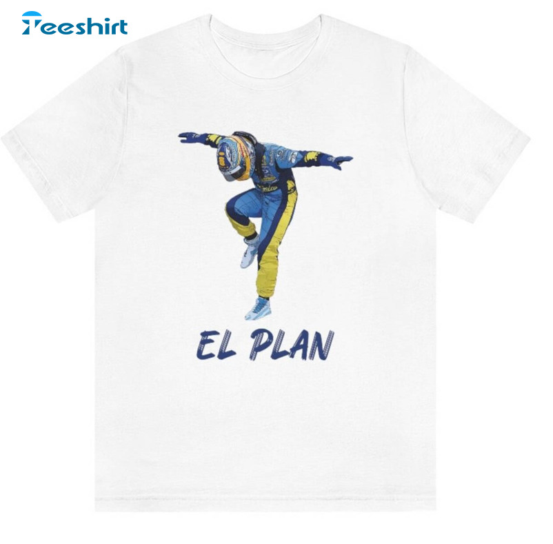 Fernando Alonso El Plan Renault Formula 1 Shirt, Trendy Unisex T-shirt Crewneck