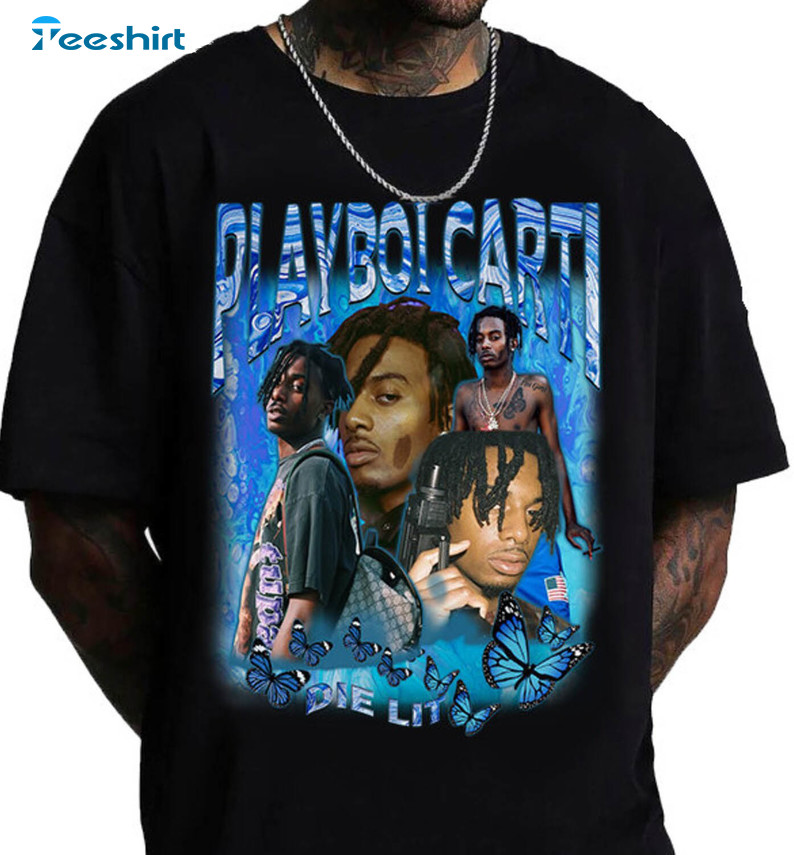 Vintage Playboi Carti Shirt, Trendy Unisex Hoodie Long Sleeve