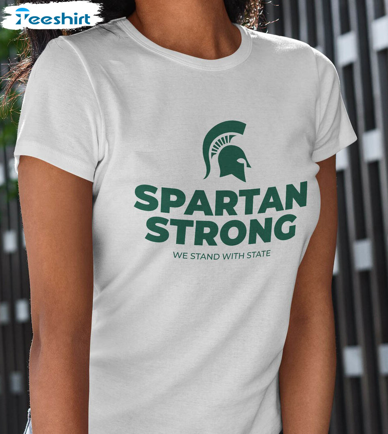 Spartan Strong Msu Shirt, Trending Spartan Strong Crewneck Sweater