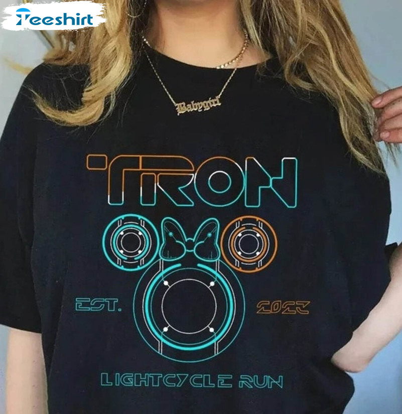 Disney Tron Lightcylce Run Trendy Shirt, Magic Kingdom Long Sleeve Unisex T-shirt