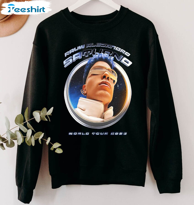 Rauw Alejandro Sweatshirt , Saturno 2023 World Tour Long Sleeve Unisex T-shirt