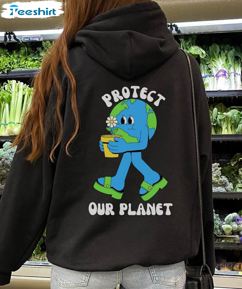 Protect Our Planet Cute Shirt, Earth Day Unisex T-shirt Short Sleeve