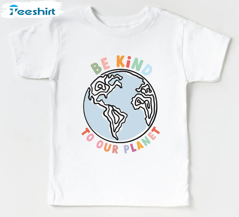 Be Kind To Our Planet Vintage Shirt, Earth Day Short Sleeve Unisex T-shirt