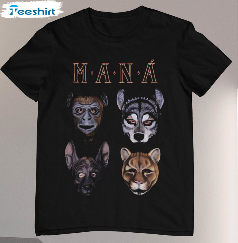 Mana Masks Trendy Shirt, Rock Mexicano Band Crewneck Unisex Hoodie