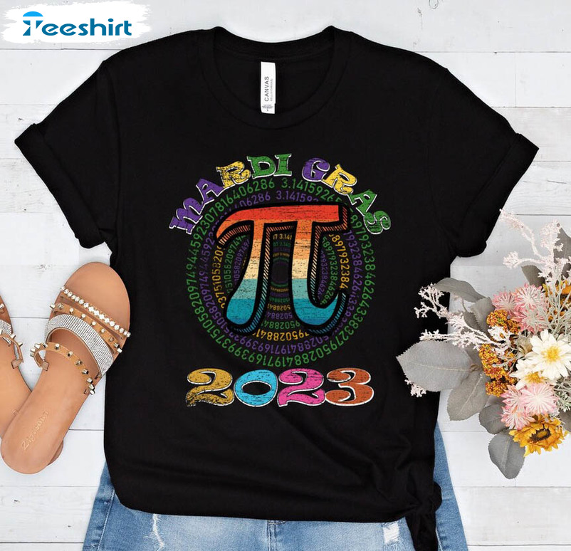 Mardi Gras 2023 Shirt, Trendy T Math Teacher Tee Tops Unisex T-shirt