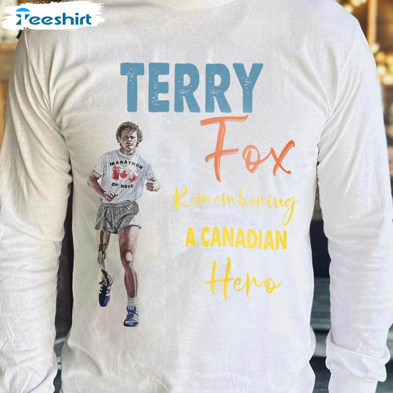 Ryan Reynolds Terry Fox Trendy Shirt, Dear Terry A Canadian Hero Unisex T-shirt Long Sleeve