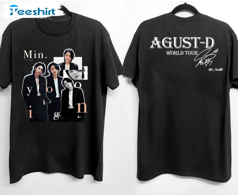 Suga Agustd Tour Shirt, Agust D Trendy Unisex T-shirt Long Sleeve