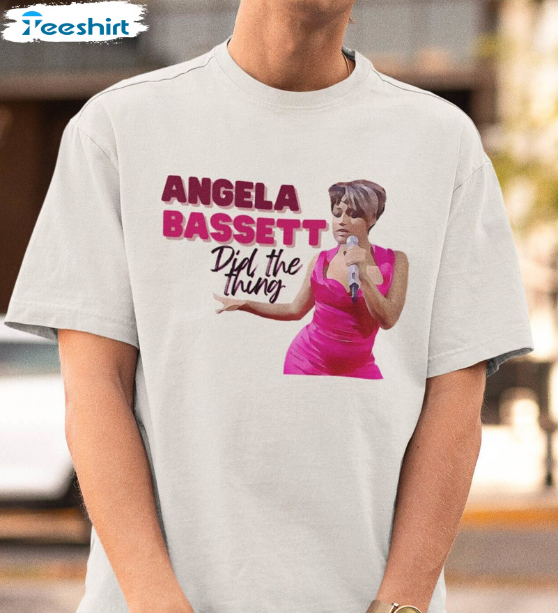 Angela Bassett Did The Thing Shirt, Trendy Ariana Debose Bafta Rap Unisex T-shirt Short Sleeve