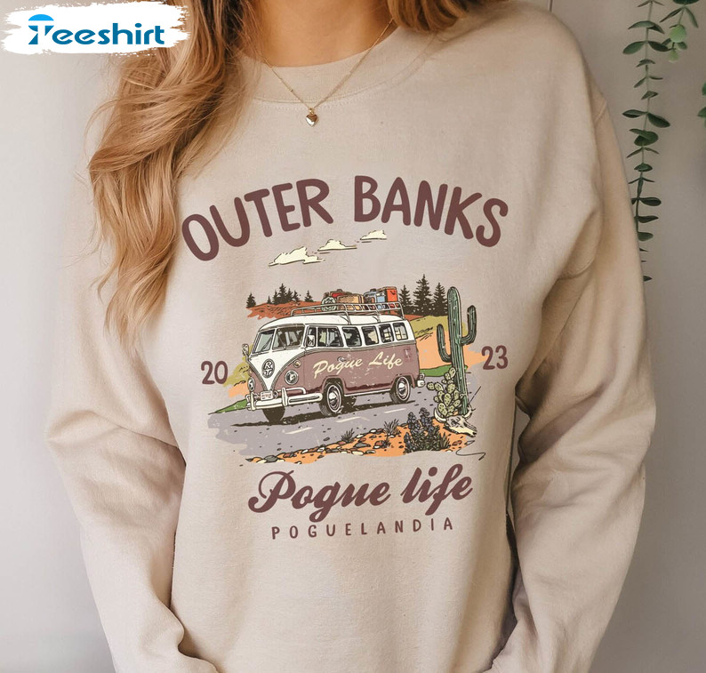 Outer Banks Vintage Shirt, Pogue For Life Short Sleeve Unisex Hoodie