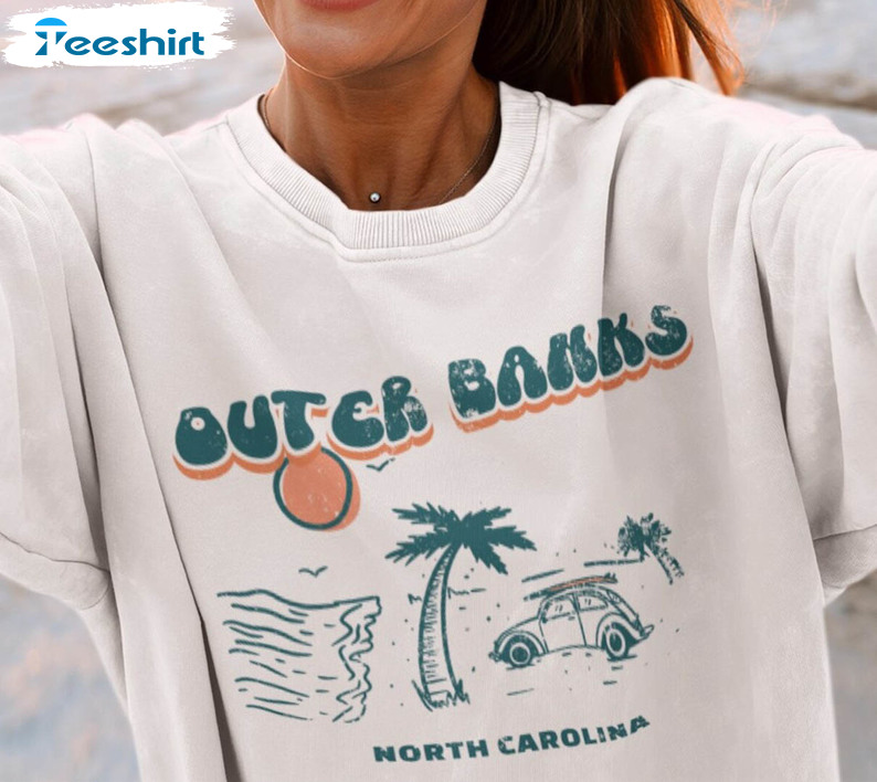 Outer Banks Shirt, North Carolina Beach Long Sleeve Unisex Hoodie