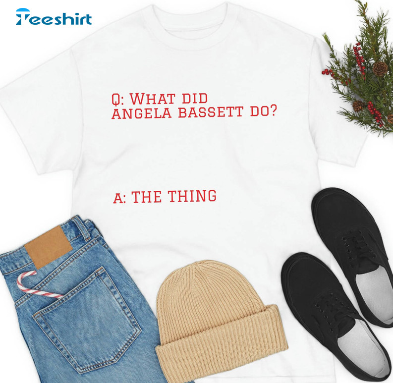 Angela Bassett Did The Thing Vintage Sweatshirt, Unisex Hoodie