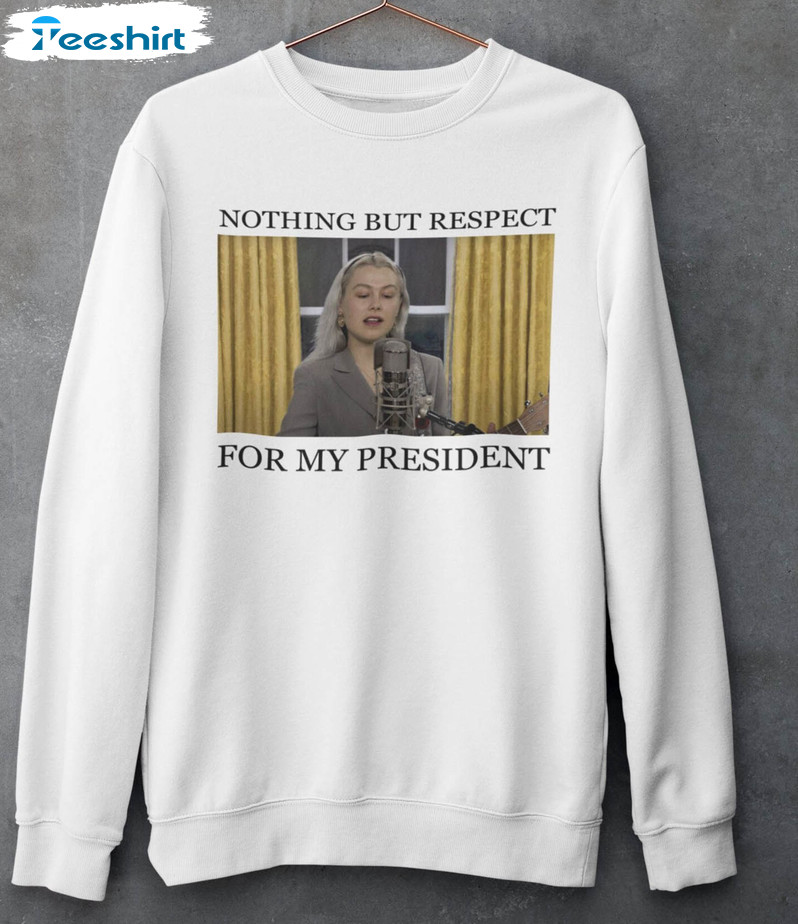 Phoebe Bridgers For President Trendy Shirt, Music Unisex Hoodie Long Sleeve