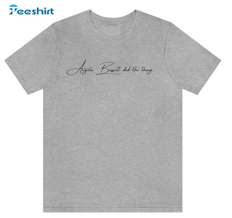 Angela Bassett Did The Thing Trendy Shirt, Ariana Debose Viral Rap Bafta 2023 Funny Unisex Hoodie Crewneck