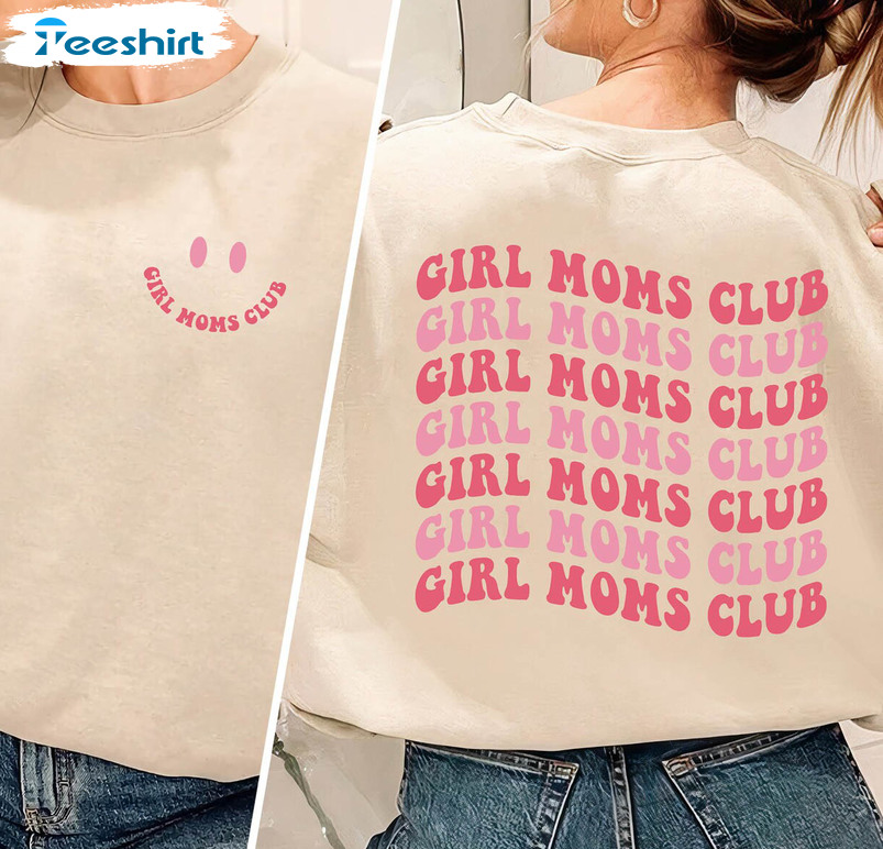 Girl Moms Club Sweatshirt, Girl Mom Unisex Hoodie Long Sleeve