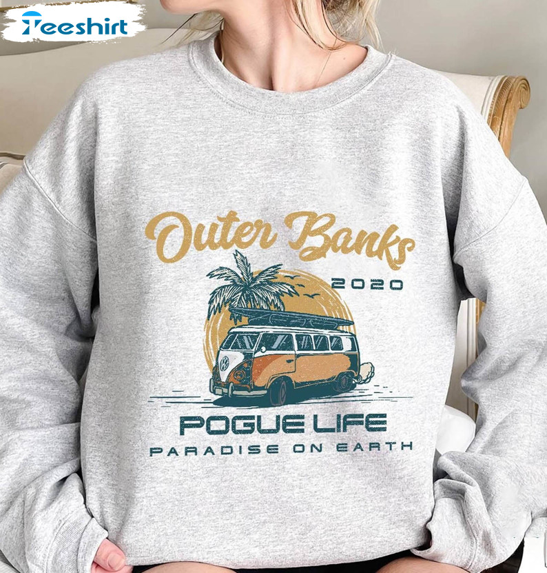 Outer Banks Sweatshirt, Vintage Poguelandia Unisex Hoodie Crewneck