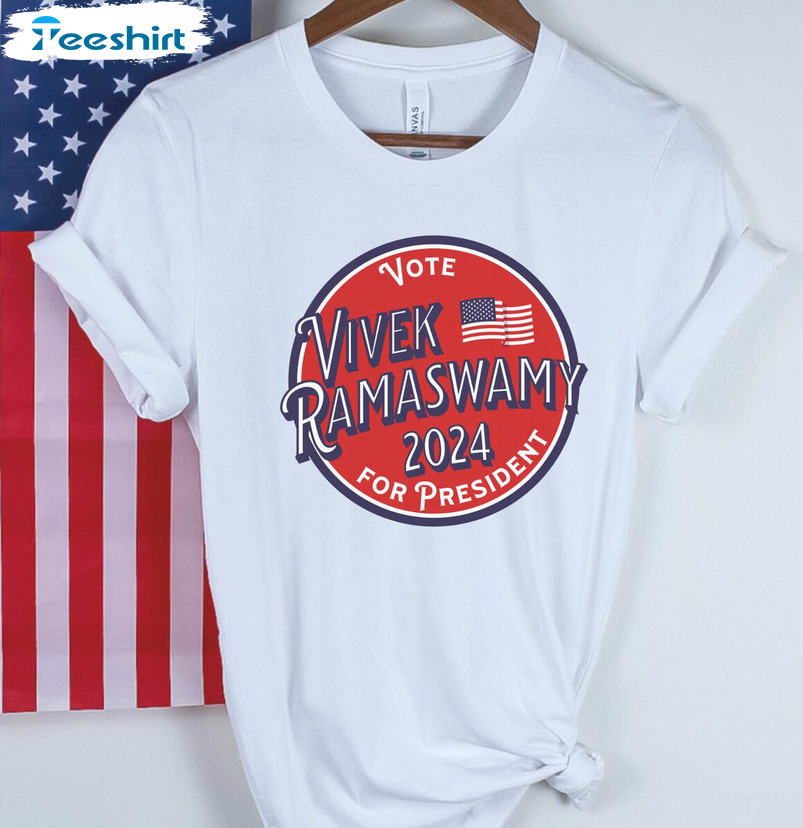 Vivek Ramaswamy 2024 Trendy Shirt, Ramaswamy For President Tee Tops Crewneck