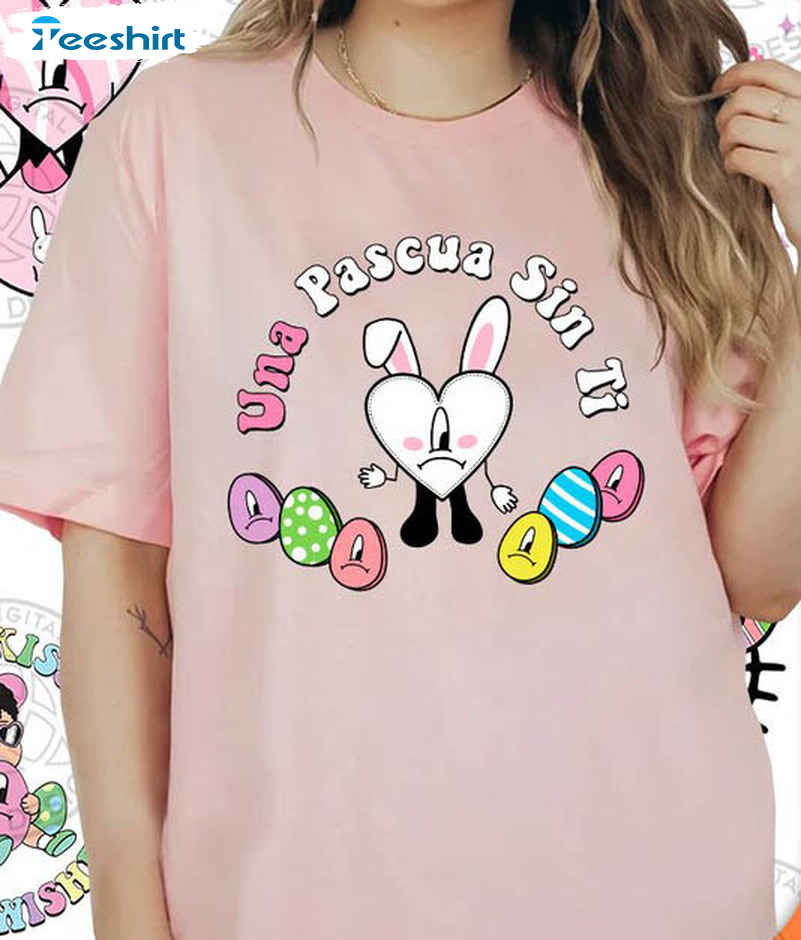 Bad Bunny Easter Shirt, Easter Benito Long Sleeve Sweatshirt