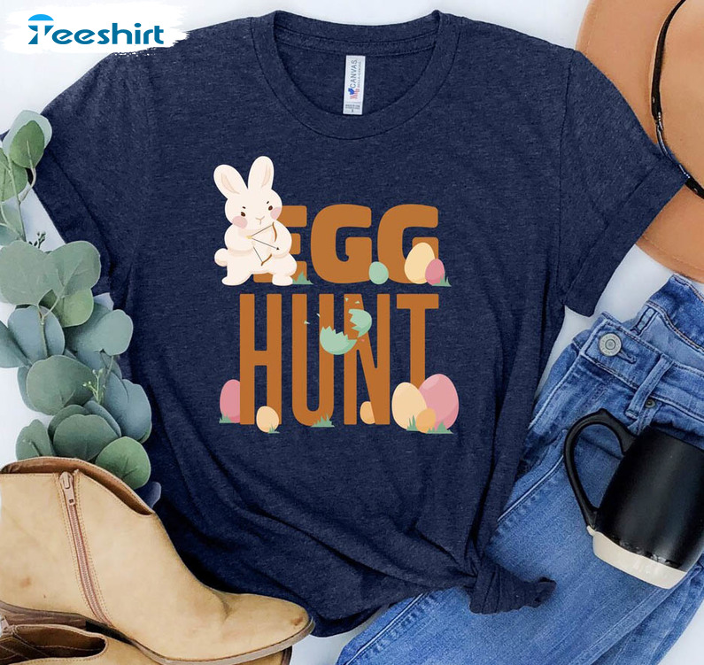Easter Egg Hunter Shirt , Easter Egg Crewneck Unisex T-shirt