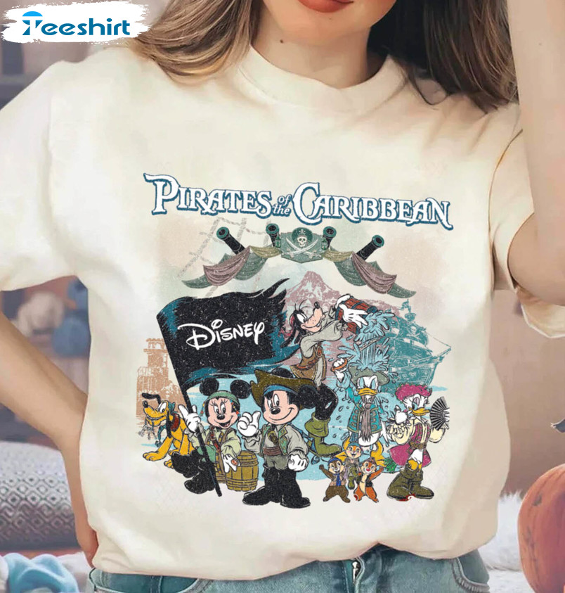 Retro Disney A Pirates Life Shirt, Vintage Pirates Of The Caribbean Unisex T-shirt Short Sleeve