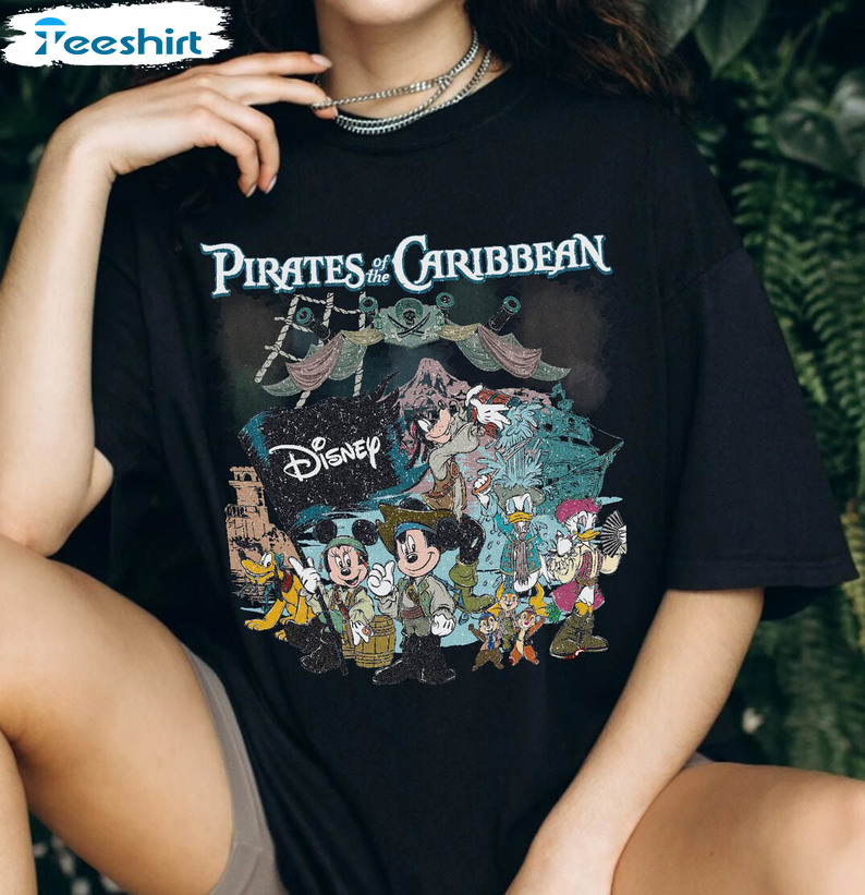 Retro Disney A Pirates Life Shirt, Vintage Pirates Of The Caribbean ...