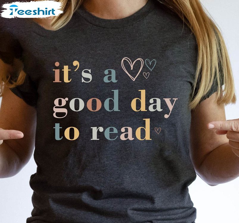 Good Day To Read Books Retro Shirt, Boho Bookworms Long Sleeve Unisex Hoodie