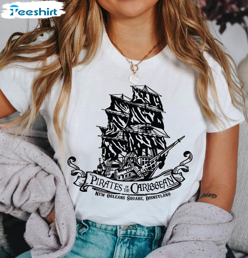 Pirates Of The Caribbean New Orleans Shirt, Trendy Disneyland Tee Tops Unisex T-shirt