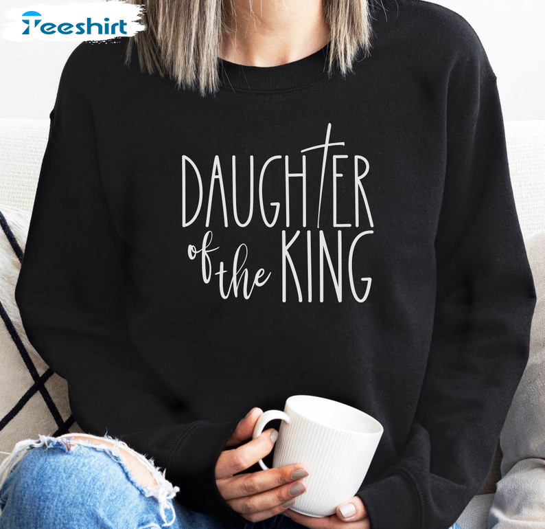 Daughter Of The King Shirt, Vintage Christian Unisex Hoodie Long Sleeve