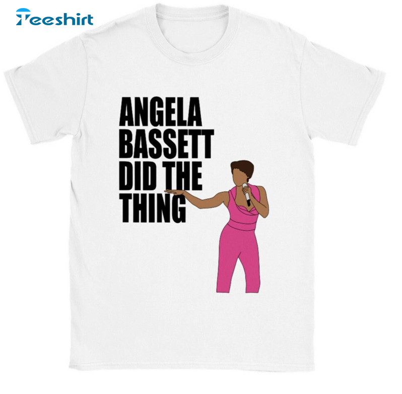 Ariana Debose Bafta Performance Angela Bassett Shirt, Funny Did The Thing Short Sleeve Sweatshirt