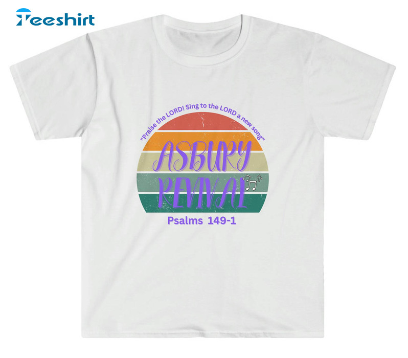 Asbury Revival Trendy Shirt, Christian Spiritual Short Sleeve Sweatshirt