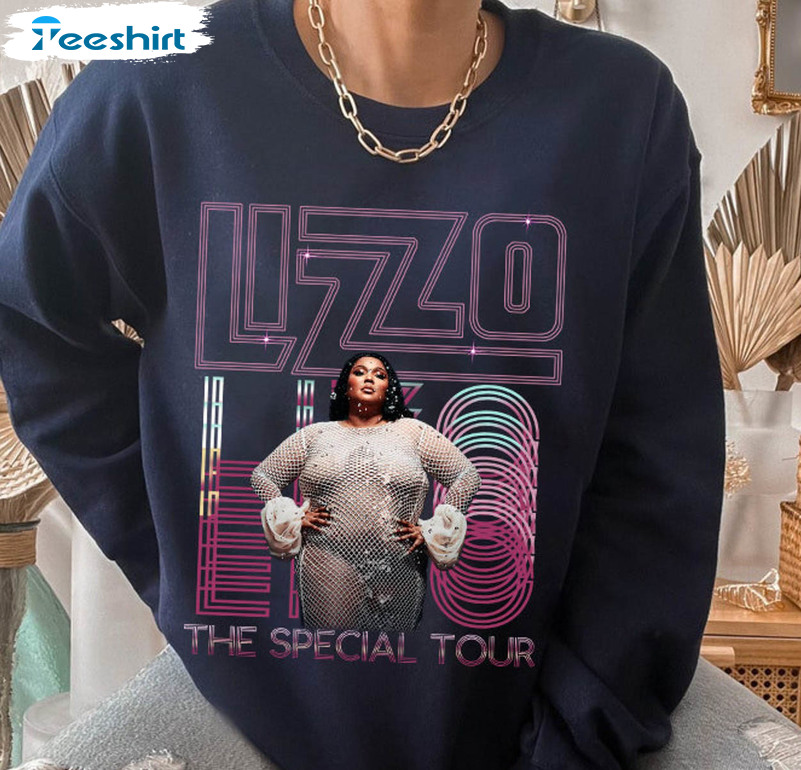 Lizzo 2023 Shirt, Retro The Special Tour Crewneck Sweatshirt