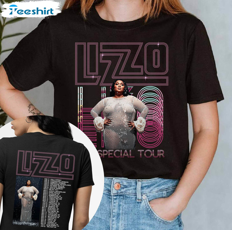 Lizzo 2023 Shirt, Retro The Special Tour Crewneck Sweatshirt