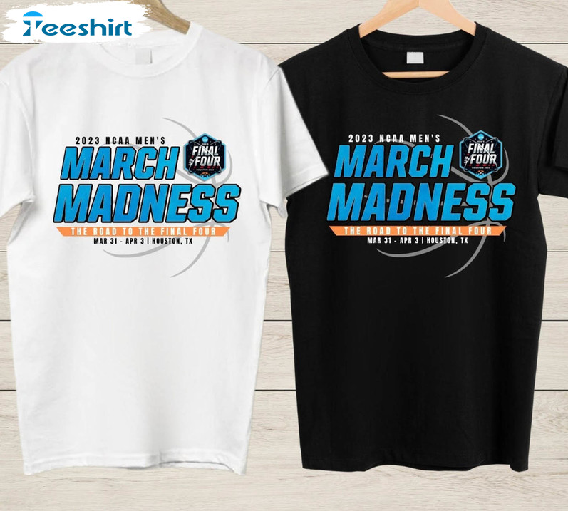 March Madness 2023 Trending Shirt, The Road To The Final Four Short Sleeve Unisex T-shirt