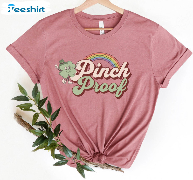 Pinch Proof Shirt, Lucky St Patricks Day Unisex Hoodie Long Sleeve