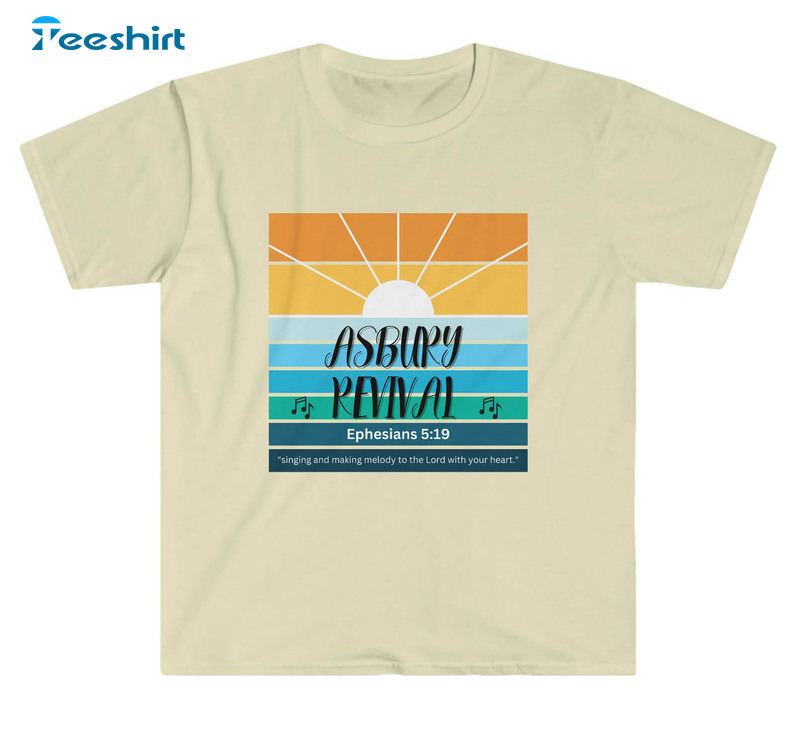 Asbury Revival Spiritual Shirt, Christian Unisex T-shirt Short Sleeve