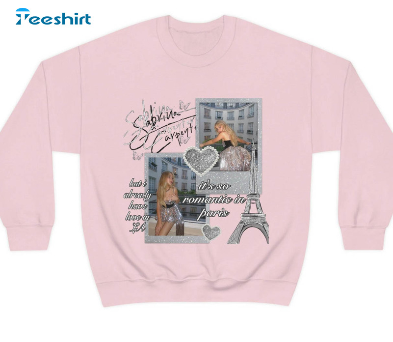 Sabrina Carpenter Paris Vintage Sweatshirt, Long Sleeve