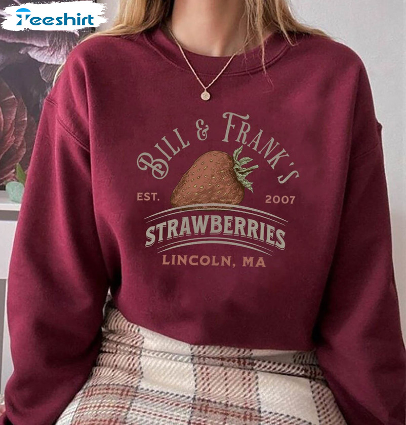 Bill And Frank Strawberry Vintage Shirt, Strawberries Lgbtq Sweatshirt Unisex Hoodie