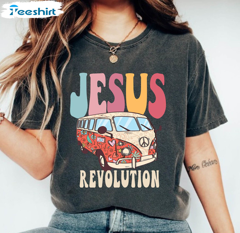 Jesus Revolution Trendy Shirt, Love Like Jesus Unisex T-shirt Long Sleeve