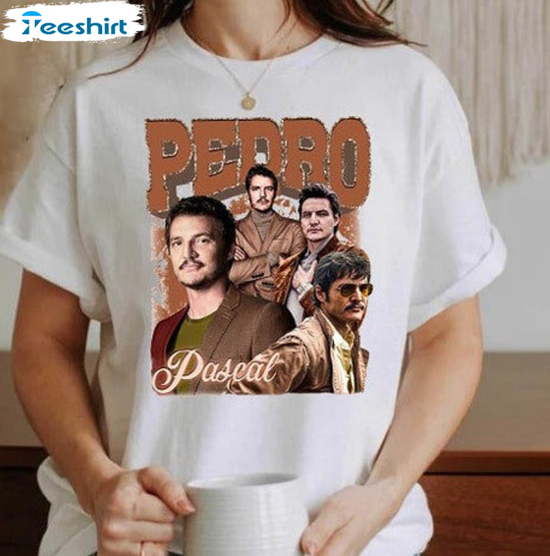 Pedro Pascal Sweatshirt, Actor Pedro Pascal Crewneck Unisex T-shirt