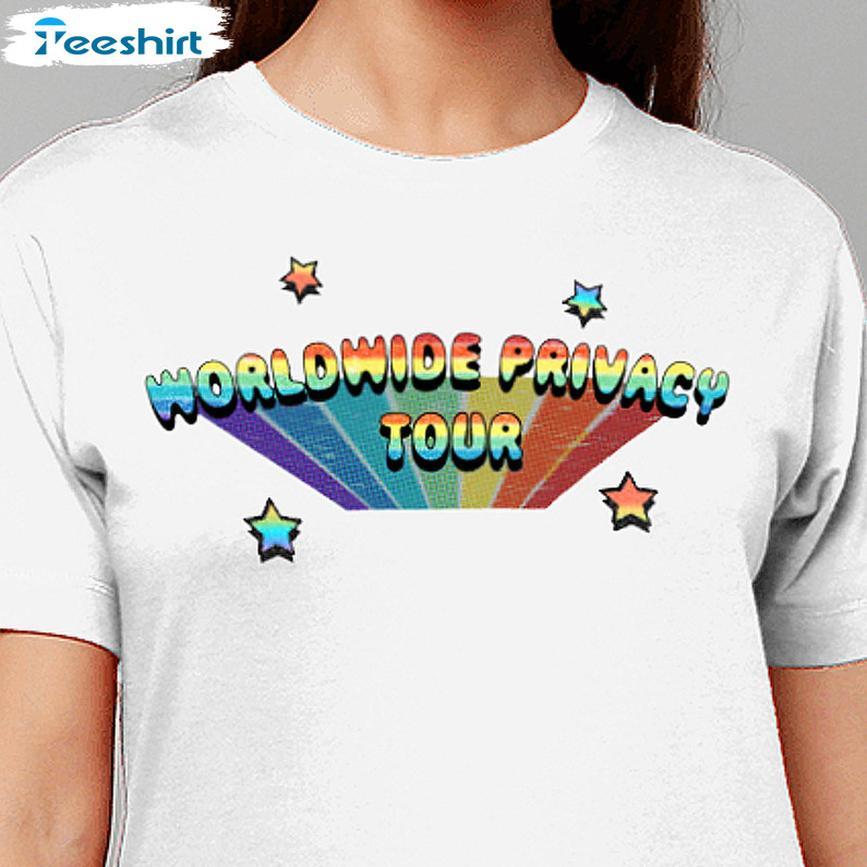 Worldwide Privacy Tour Trendy Shirt, South Park Meghan And Harry Unisex T-shirt Short Sleeve