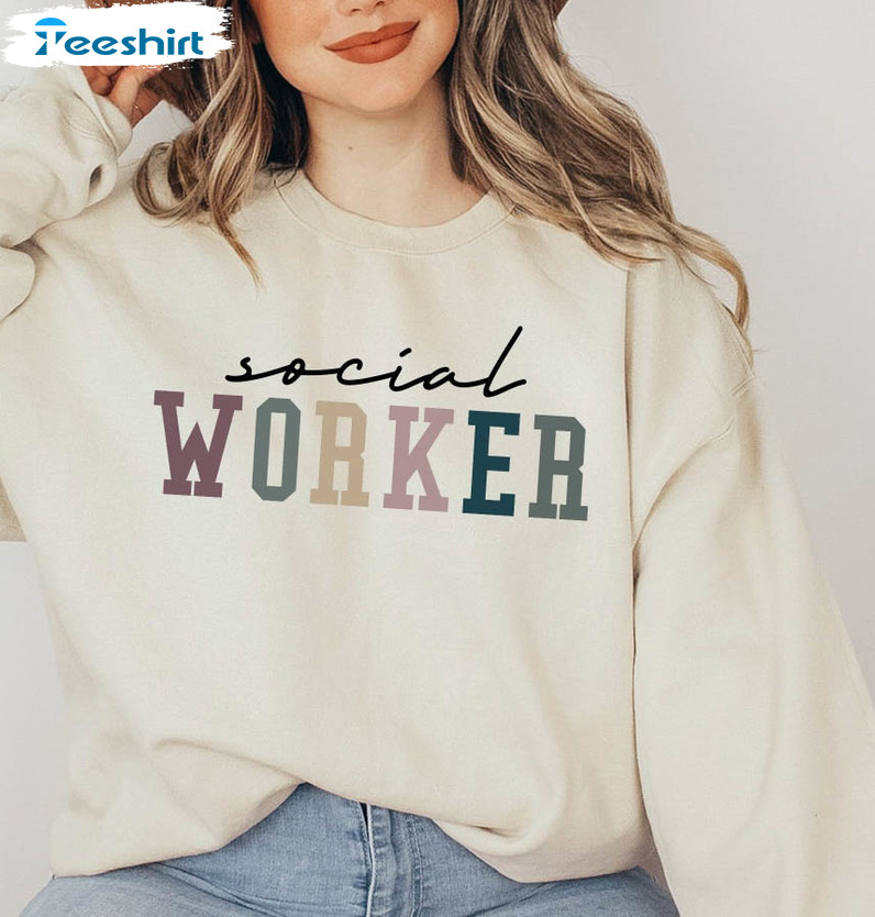 Retro Social Worker Sweatshirt , Future Healthcare Short Sleeve Tee Tops