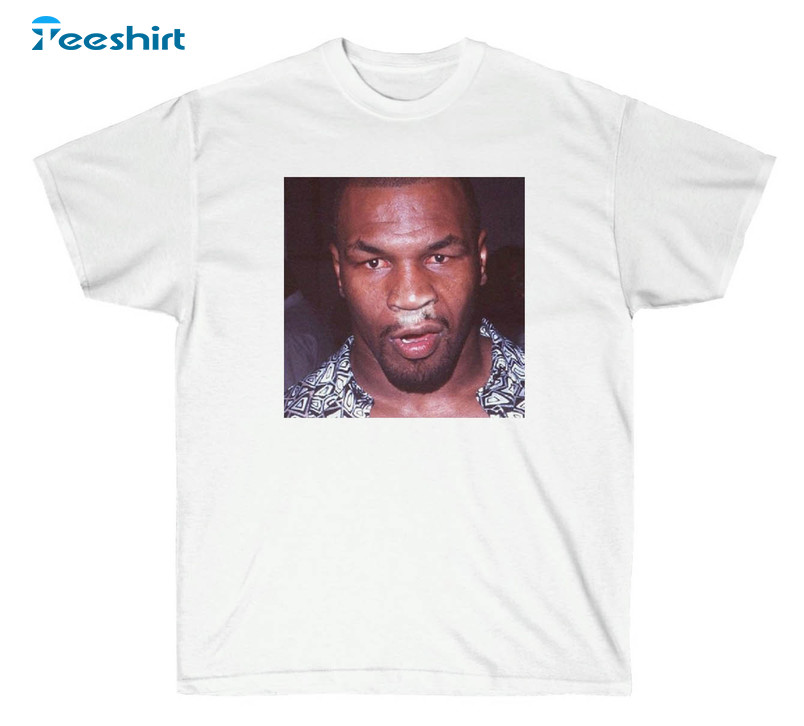 Mike Tyson Shirt, Vintage Unisex T-shirt Short Sleeve