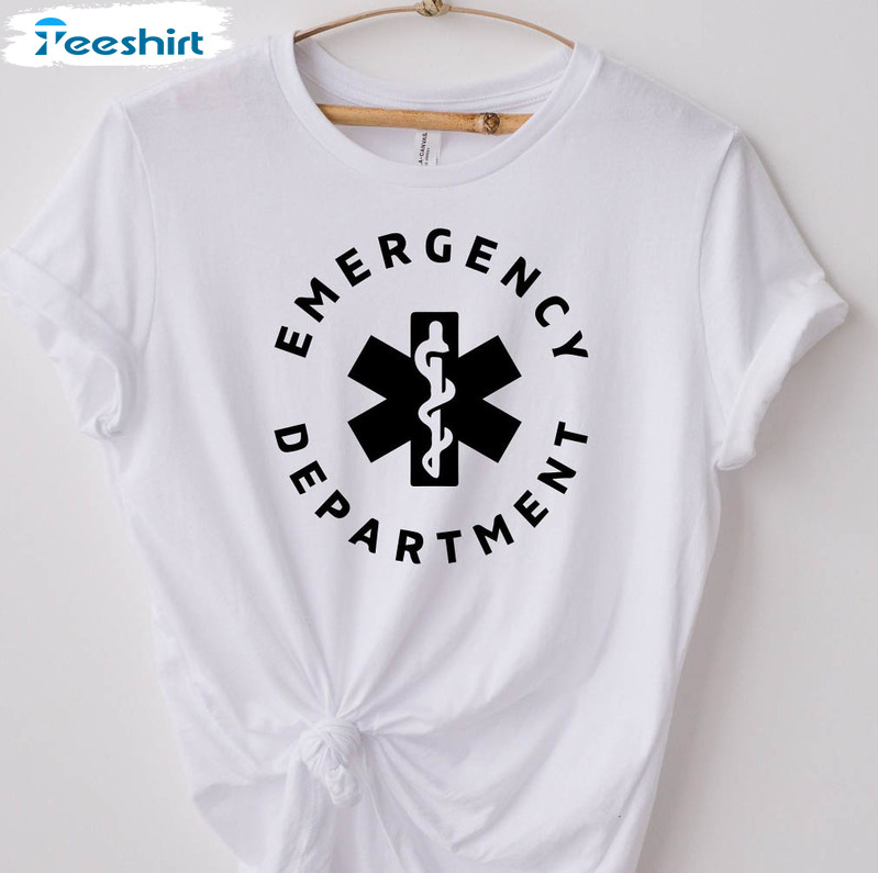 Emergency Department Shirt, Emergency Room Tech Unisex T-shirt Long Sleeve