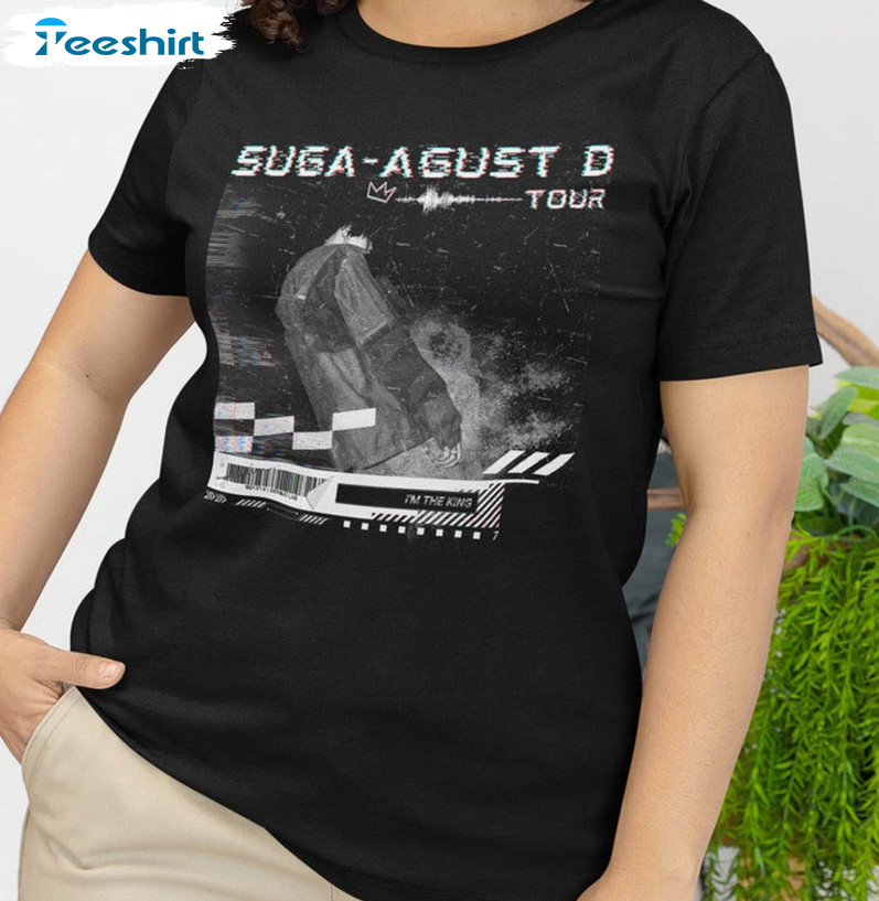 Agust D Tour Vịntage Shirt, Yoongi Trending Short Sleeve Unisex T-shirt