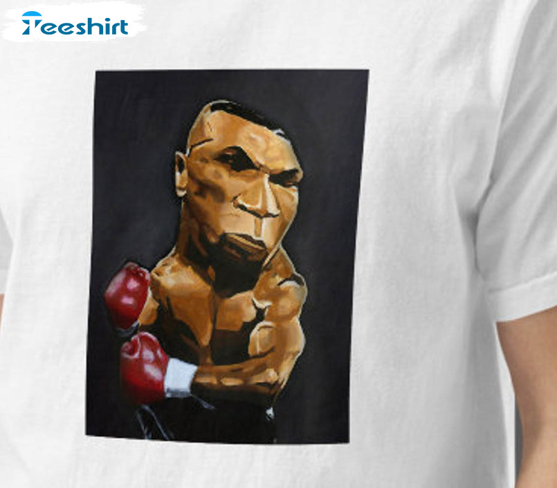 Iron Mike Boxing Shirt, Trendy Long Sleeve Unisex Hoodie