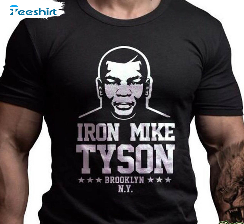 Vintage Mike Tyson Iron Mike Shirt, Boxing Sport Tee Tops Unisex Hoodie