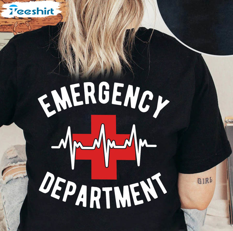 Emergency Department Vintage Shirt, Er Nurse Long Sleeve Unisex T-shirt