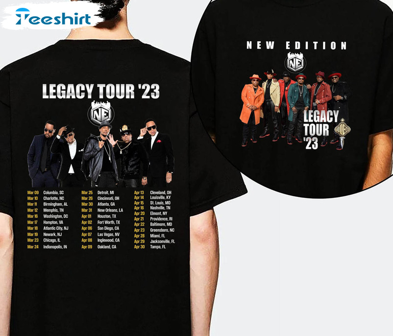 New Edition Band Retro Shirt, Trendy New Edition Band Long Sleeve Unisex Hoodie