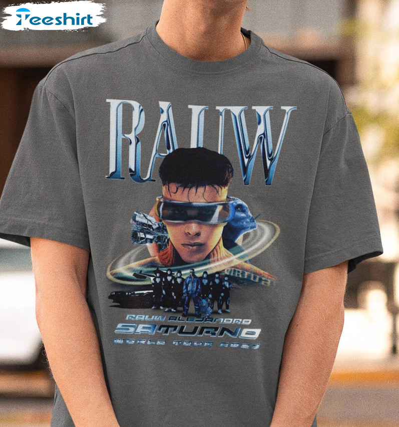 Rauw Alejandro Shirt, Saturno 2023 World Tour Trendy Sweater Unisex T-shirt