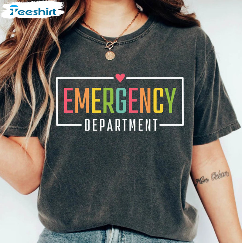 Emergency Department Trendy Shirt, New Nurse Grad Unisex T-shirt Short Sleeve