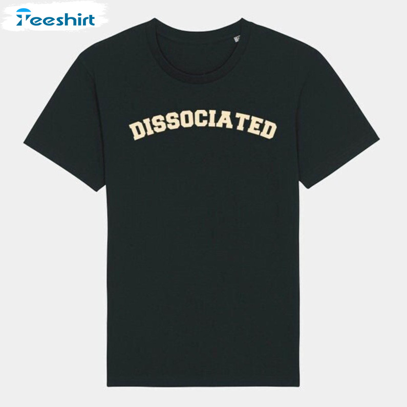 Dissociated Trendy Shirt, Mental Health Long Sleeve Unisex Hoodie